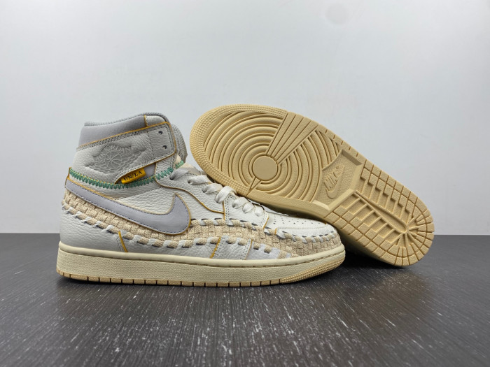 union x air jordan 1 high og woven fd2565-100