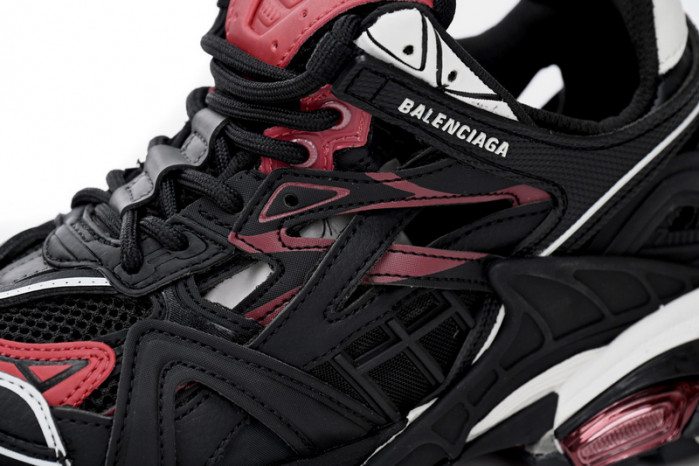 belanciaga Track 2 Sneaker Military Black White Red 568614 W2GN3 6000