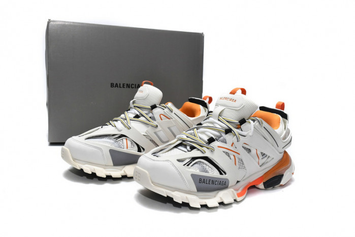 belanciaga Tess S. White Orange Black 542436 W1GB1 9059