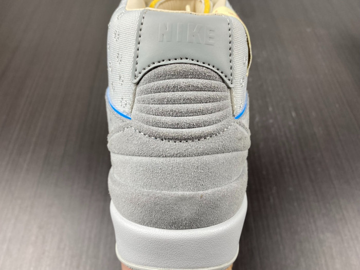union x air jordan 2 "grey fog" dn3802-001