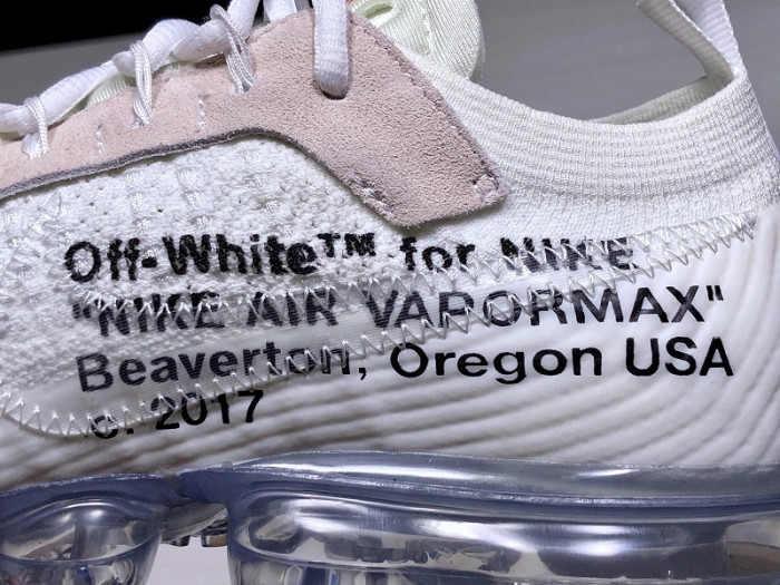 ow nike air vapormax white aa3831-100
