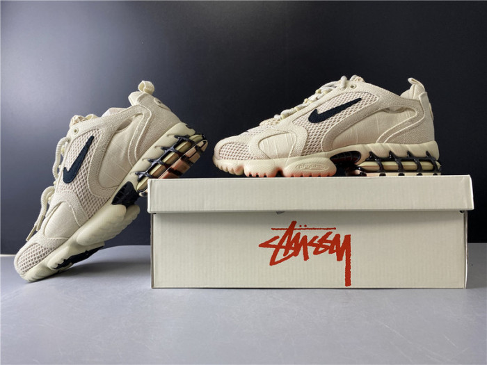 nike stussy x air zoom spiridon caged 