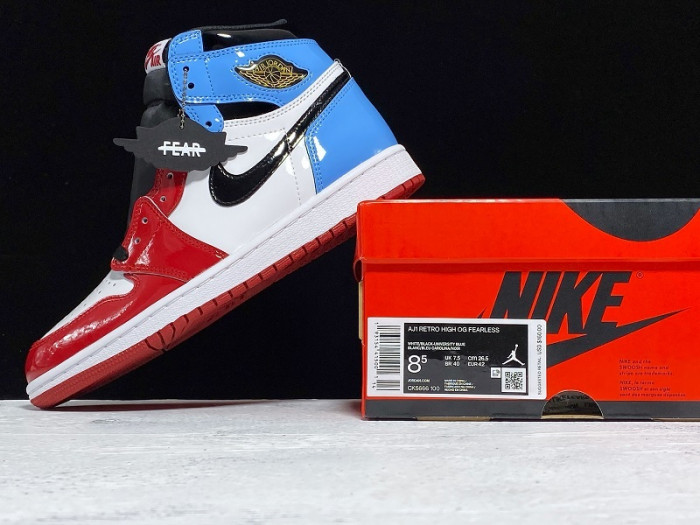 air jordan 1 retro high "les twin - fearless" ck5666-100