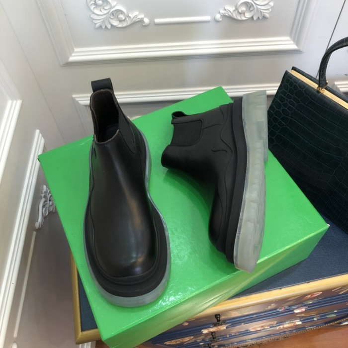 Botteg*Venta Tire Leather Ankle boots