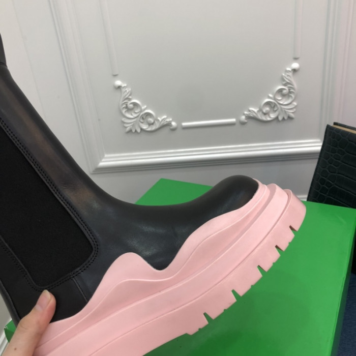 Botteg*Venta Tire Leather Ankle boots