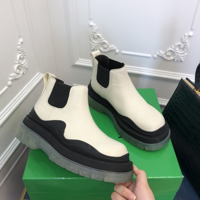 Botteg*Venta Tire Leather Ankle boots