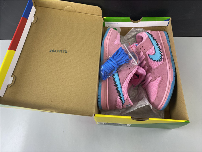 grateful dead x nike sb dunk low pink bear 2020 cj5378-600
