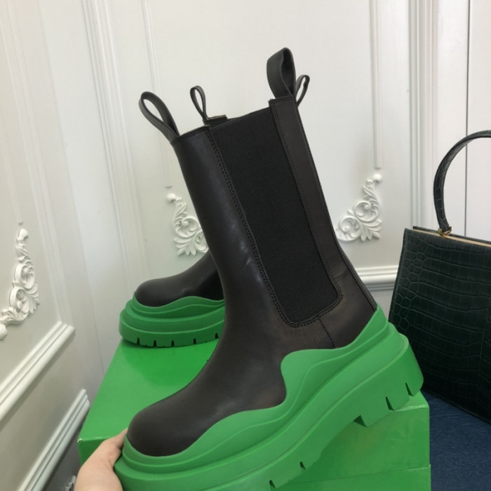 Botteg*Venta Tire Leather Ankle boots
