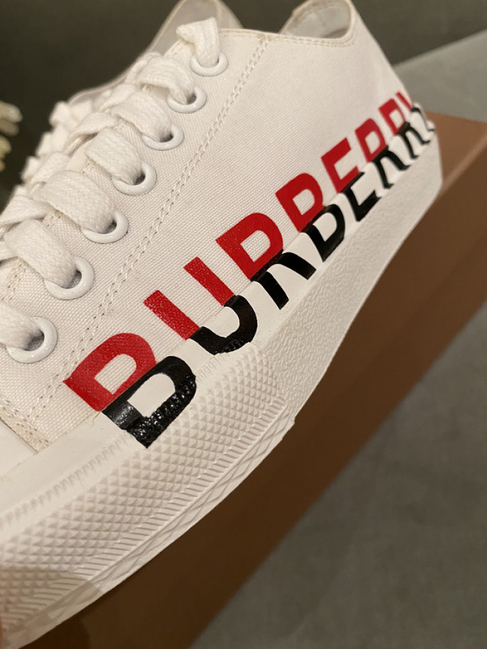 Bur*berry Vintage Check Cotton Sneakers