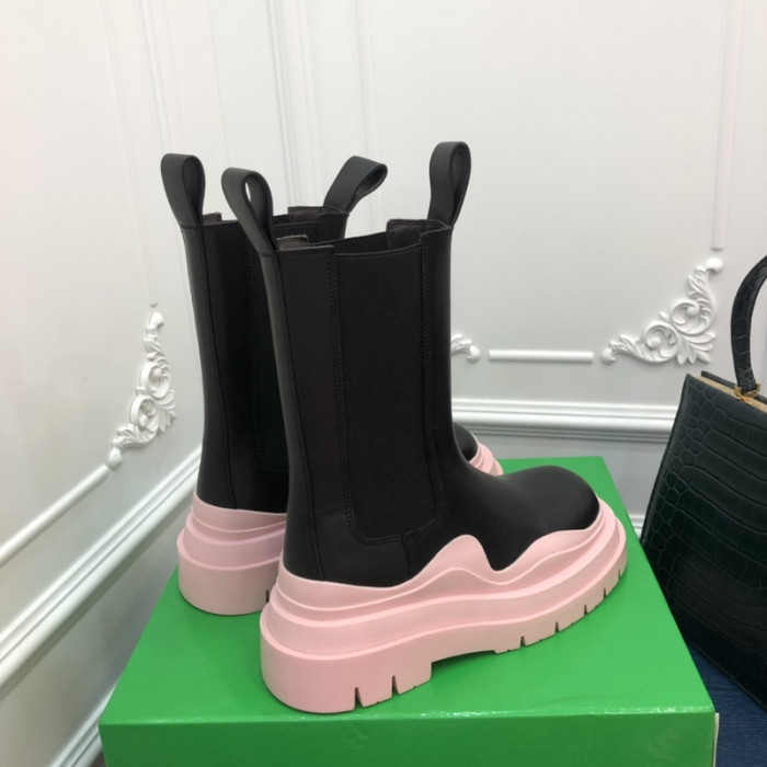 Botteg*Venta Tire Leather Ankle boots