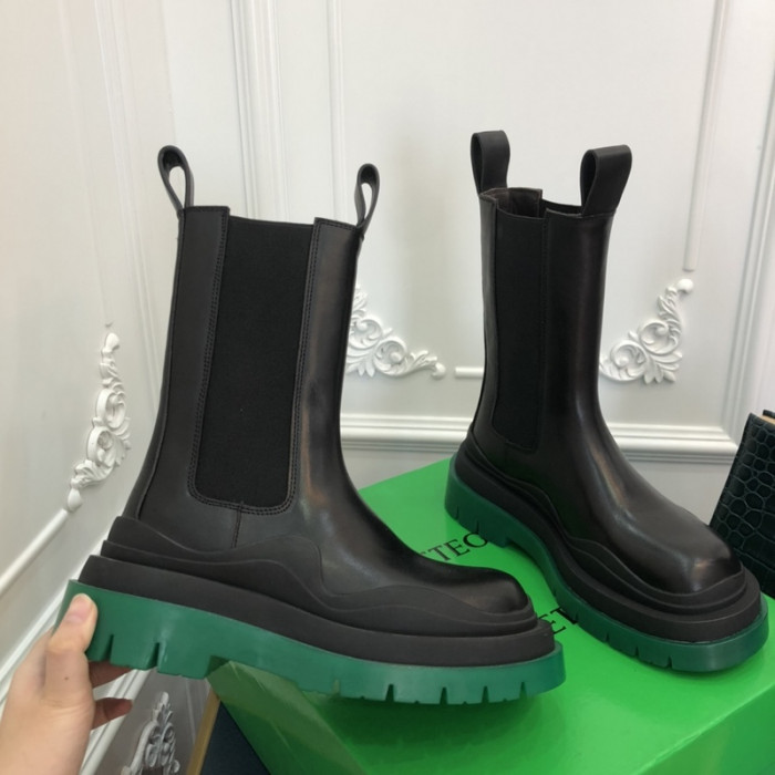 Botteg*Venta Tire Leather Ankle boots
