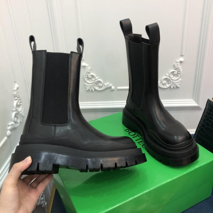 Botteg*Venta Tire Leather Ankle boots