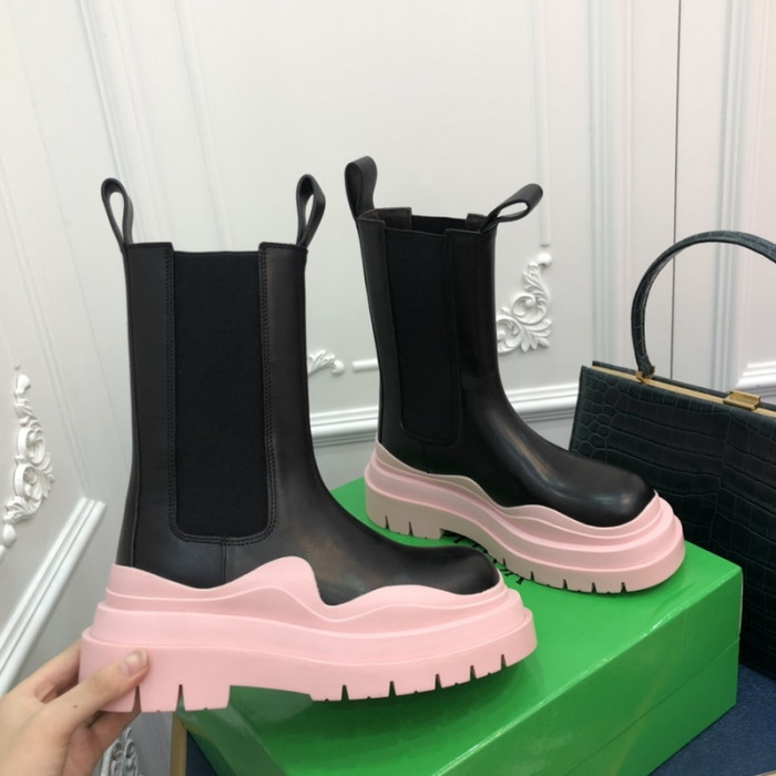 Botteg*Venta Tire Leather Ankle boots