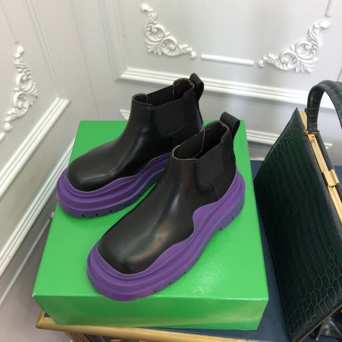 Botteg*Venta Tire Leather Ankle boots