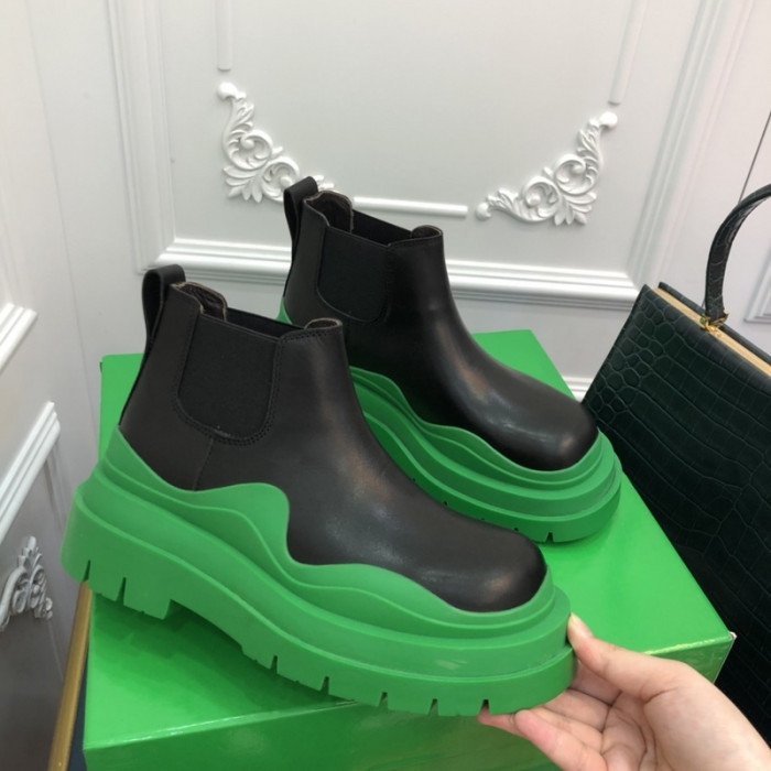 Botteg*Venta Tire Leather Ankle boots
