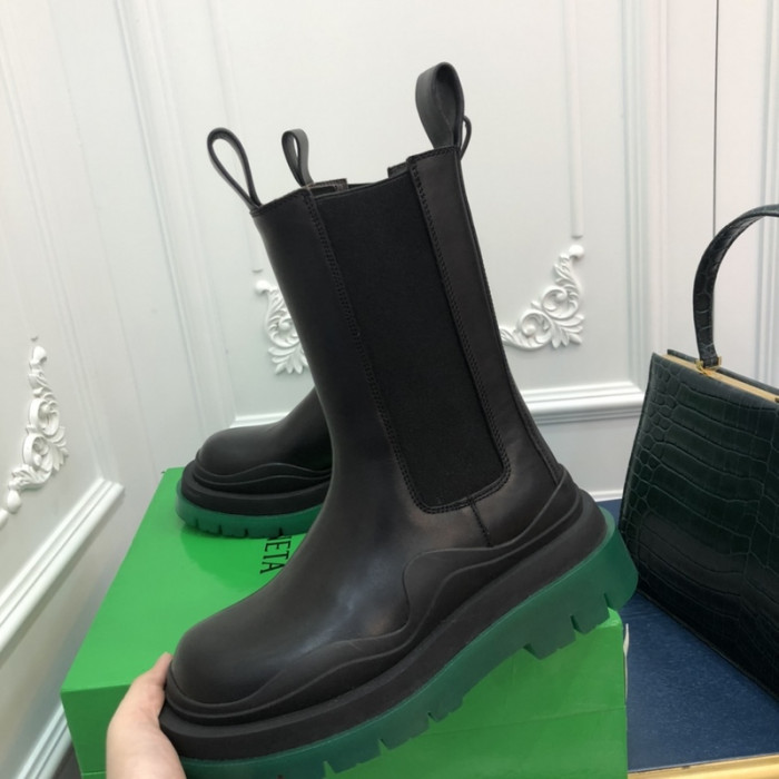 Botteg*Venta Tire Leather Ankle boots