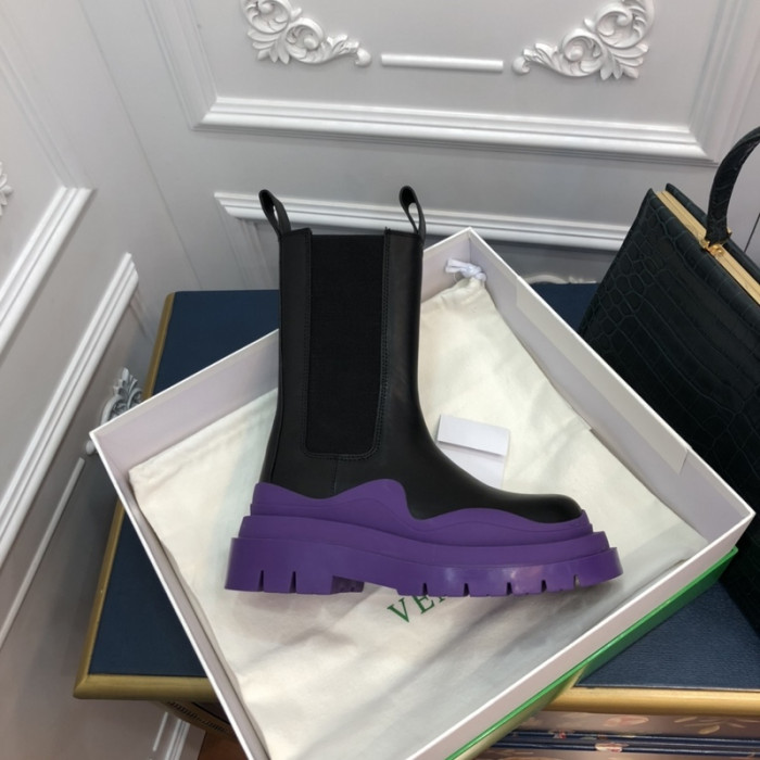 Botteg*Venta Tire Leather Ankle boots