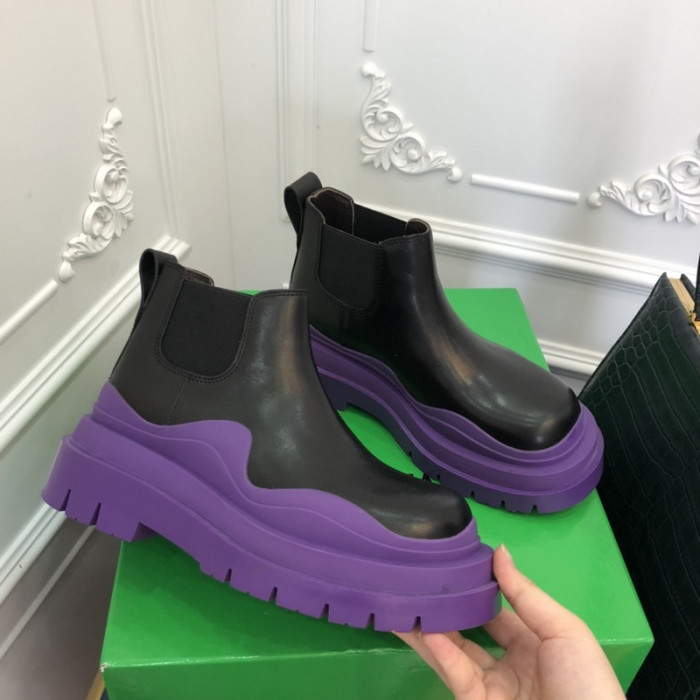 Botteg*Venta Tire Leather Ankle boots