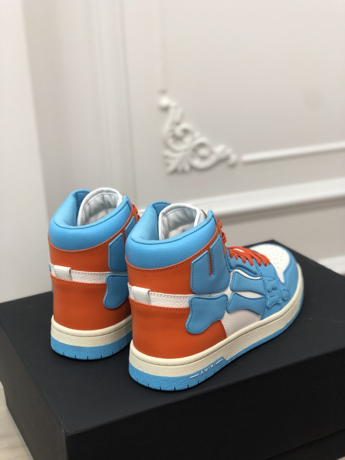 amiri* skel leather sneakers