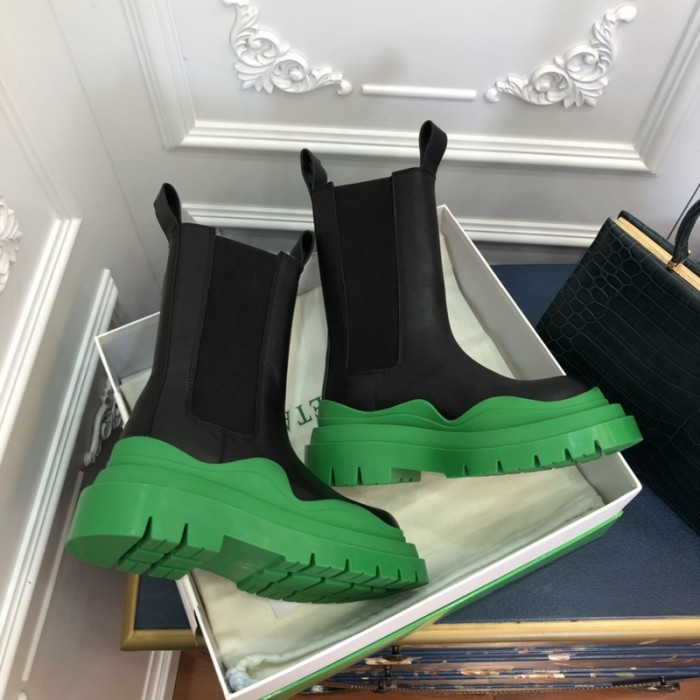 Botteg*Venta Tire Leather Ankle boots