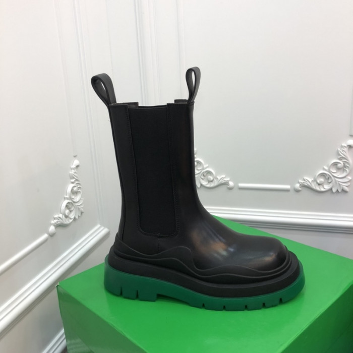 Botteg*Venta Tire Leather Ankle boots