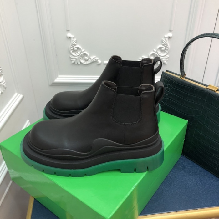 Botteg*Venta Tire Leather Ankle boots