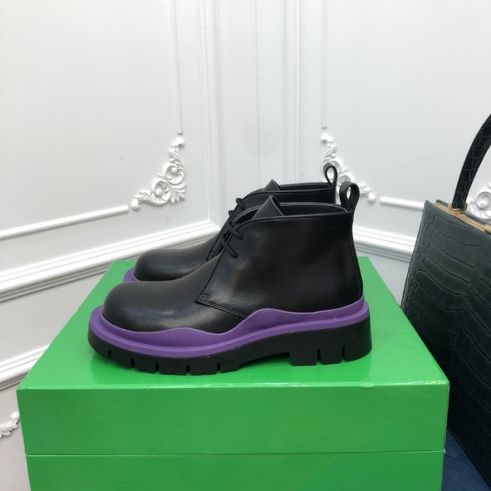 Botteg*Venta Tire Leather Ankle boots
