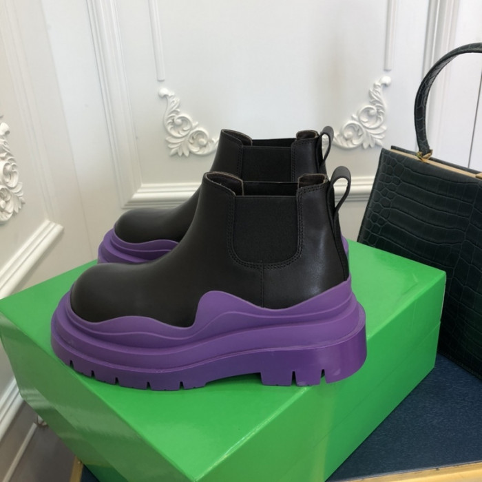 Botteg*Venta Tire Leather Ankle boots