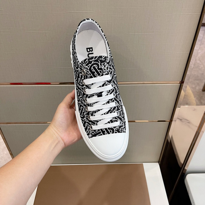 Bur*berry Vintage Check Cotton Sneakers