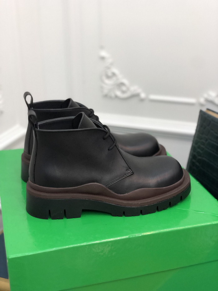 Botteg*Venta Tire Leather Ankle boots