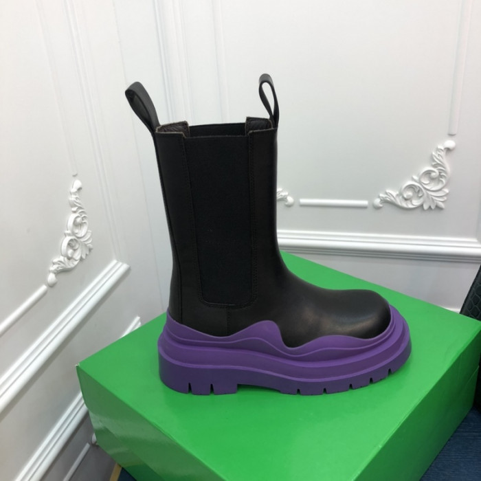 Botteg*Venta Tire Leather Ankle boots