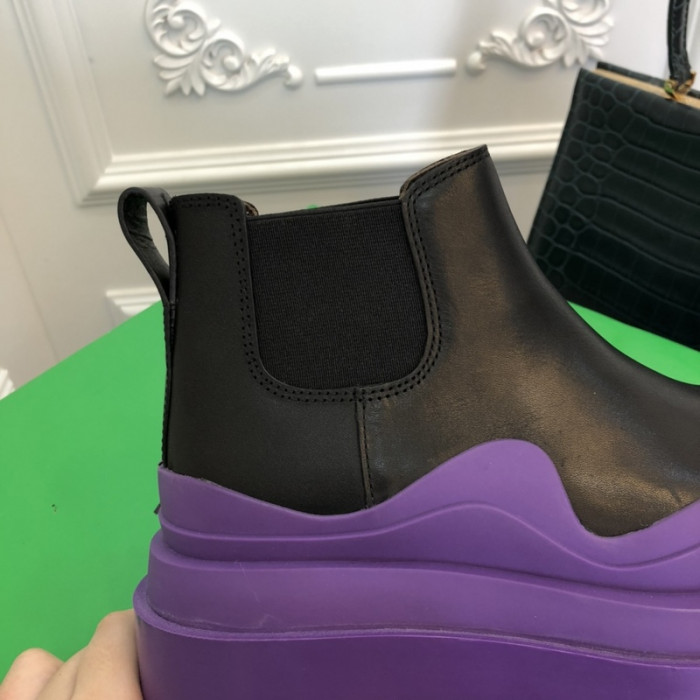 Botteg*Venta Tire Leather Ankle boots