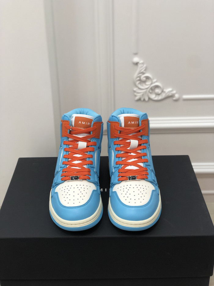 amiri* skel leather sneakers