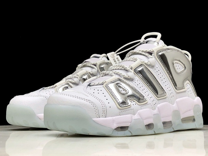 nike air more uptempo white Ch*0me blue tint 917593-100